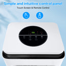 Restreal 12,000 BTU Portable Air Conditioner with Built-in Cool, Dehumidifier&Fan Modes up to 550 Sq.Ft. with Remote Control, White