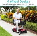 Restreal 4-Wheel Electric Powered Mobility Scooter