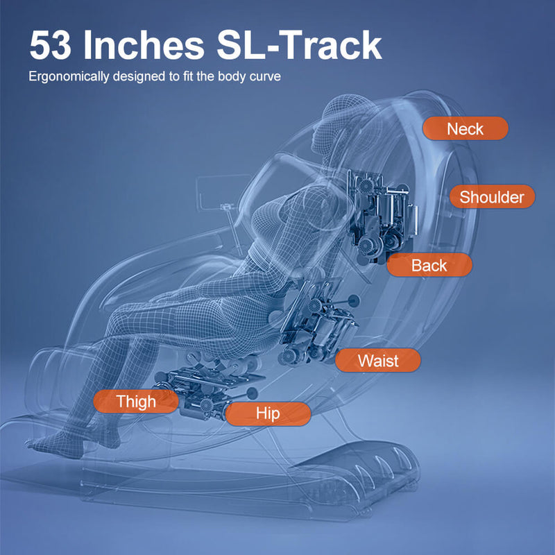 Restreal 4D Zero Gravity Massage Chair, With Heating & Full Body Airbags Massage