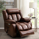 Restreal Infinite Position Lift Recliner Chair for Elderly with Massage and Heating, Dual Motor, Real Leather